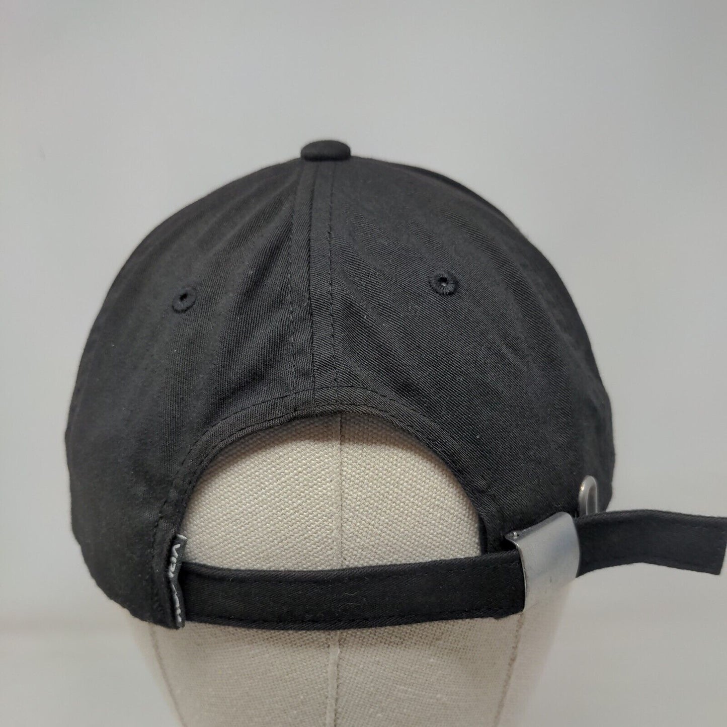 Volcom Slideback Hat Black One Size Embroidered Adjustable Genuine