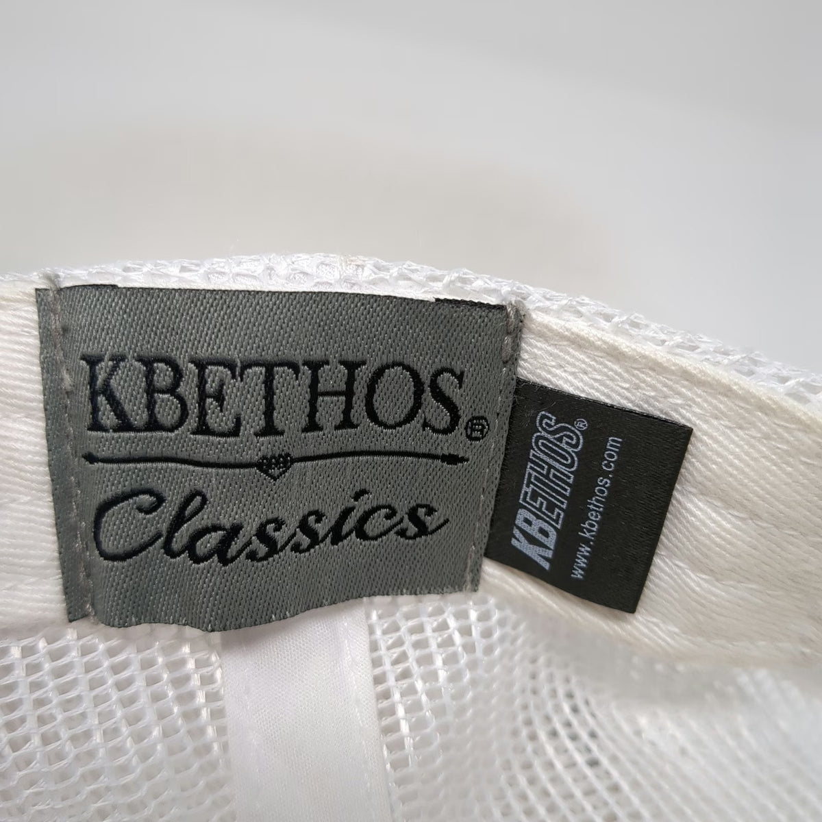 KBETHOS Trucker Hat White One Size Snapback Mesh Sand Jamm Wildwood NJ Graphic