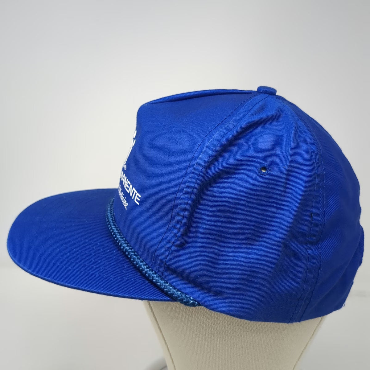 Head To Toe 5 Panel Blue One Size Hat Kaiser Permanente Rope Snapback Graphic