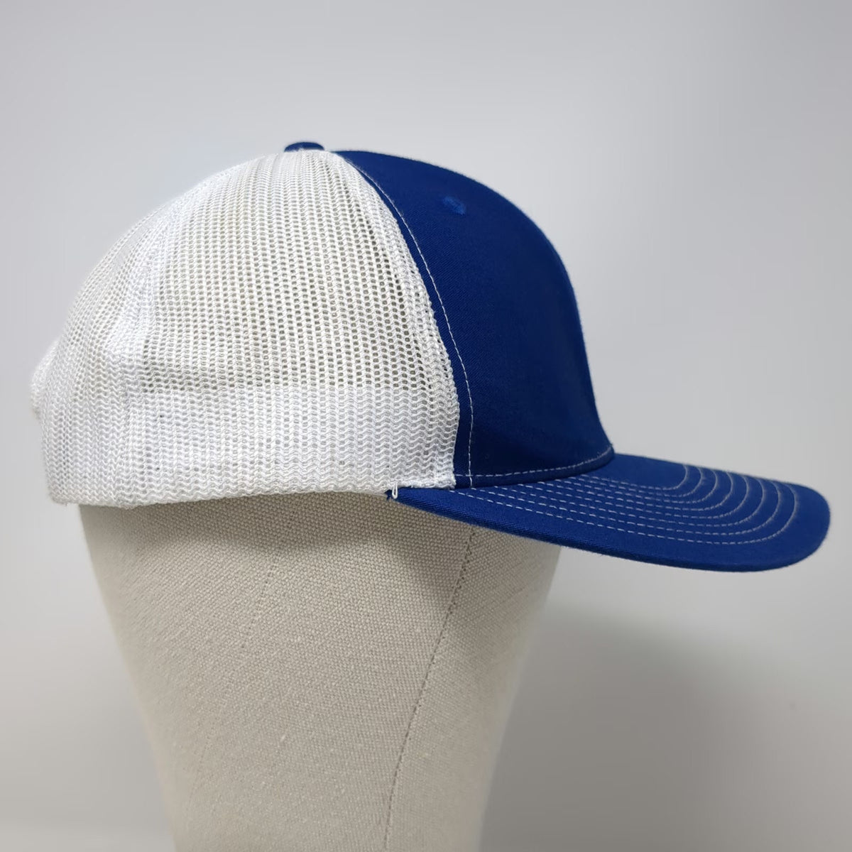 Richardson Trucker Hat Blue One Size Idaho Equine Hospital Horse Mesh Snapback
