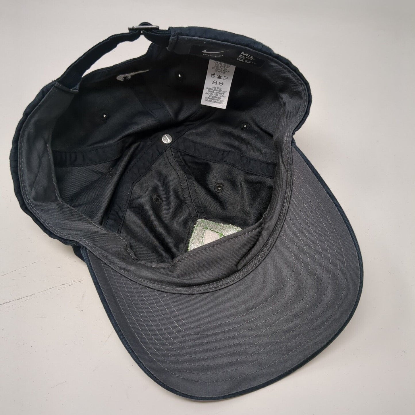 Nike Dri-Fit Slideback Club Cap Blue M/L Adjustable Embroidered 6 Panel