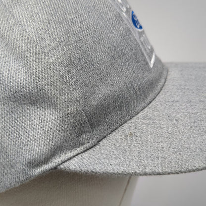 Ford Snapback Hat Gray One Size Built Tough Logo Graphic Embroidered Auto Truck