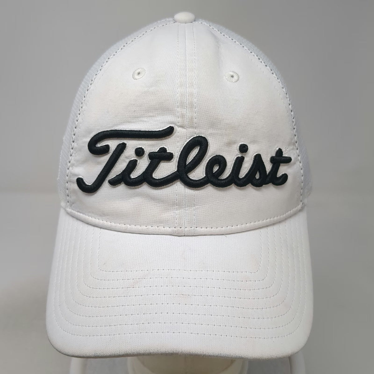Titleist Trucker Hat White One Size Mesh Back Coto De Caza Golf Snapback Cap