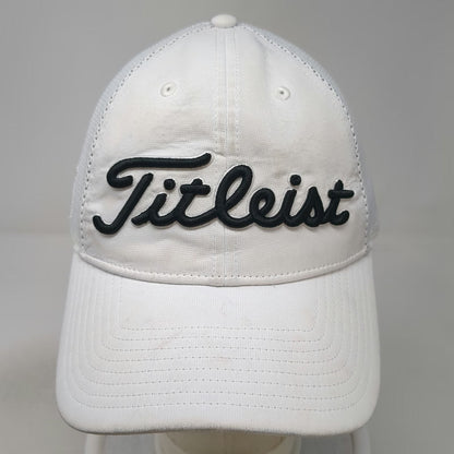 Titleist Trucker Hat White One Size Mesh Back Coto De Caza Golf Snapback Cap