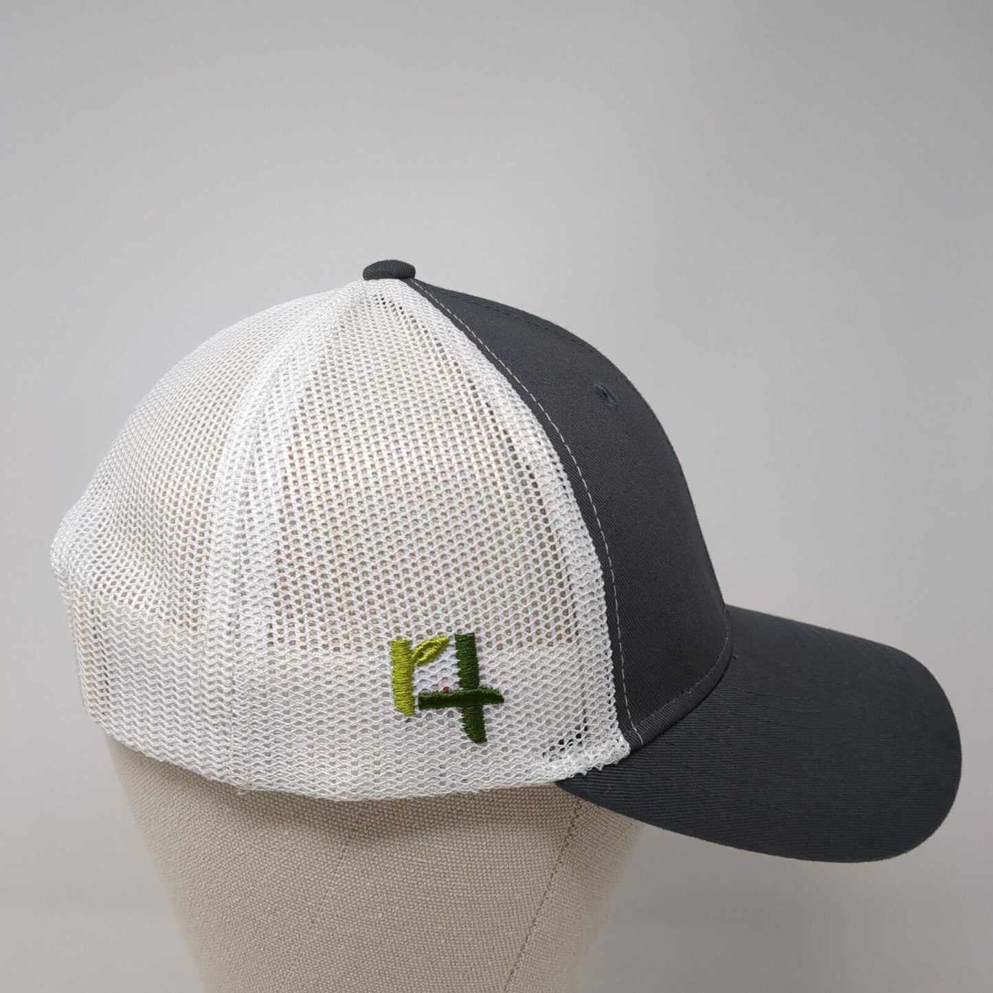 Simplot Gadwear Solutions Snapback Trucker Hat Gray OS Adjustable Mesh Back