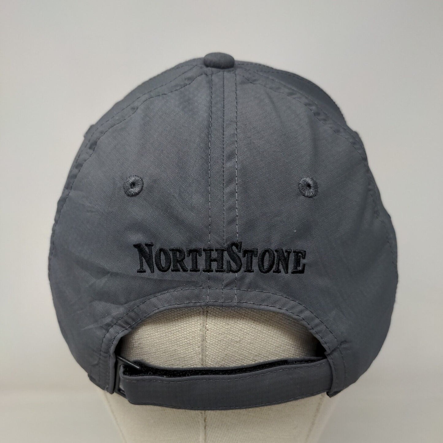 Stoned North Stone Strapback Hat Gray OSFA Embroidered Patriotic TaylorMade