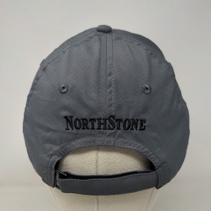 Stoned North Stone Strapback Hat Gray OSFA Embroidered Patriotic TaylorMade