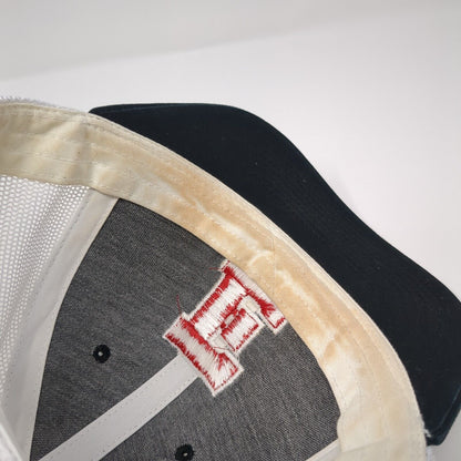 E Snapback Trucker Hat Black OS Adjustable Embroidered Mesh Back Richardson