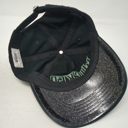 Universal Wicked 5 Panel Black One Size Glitter Logo Slideback Hat Broadway