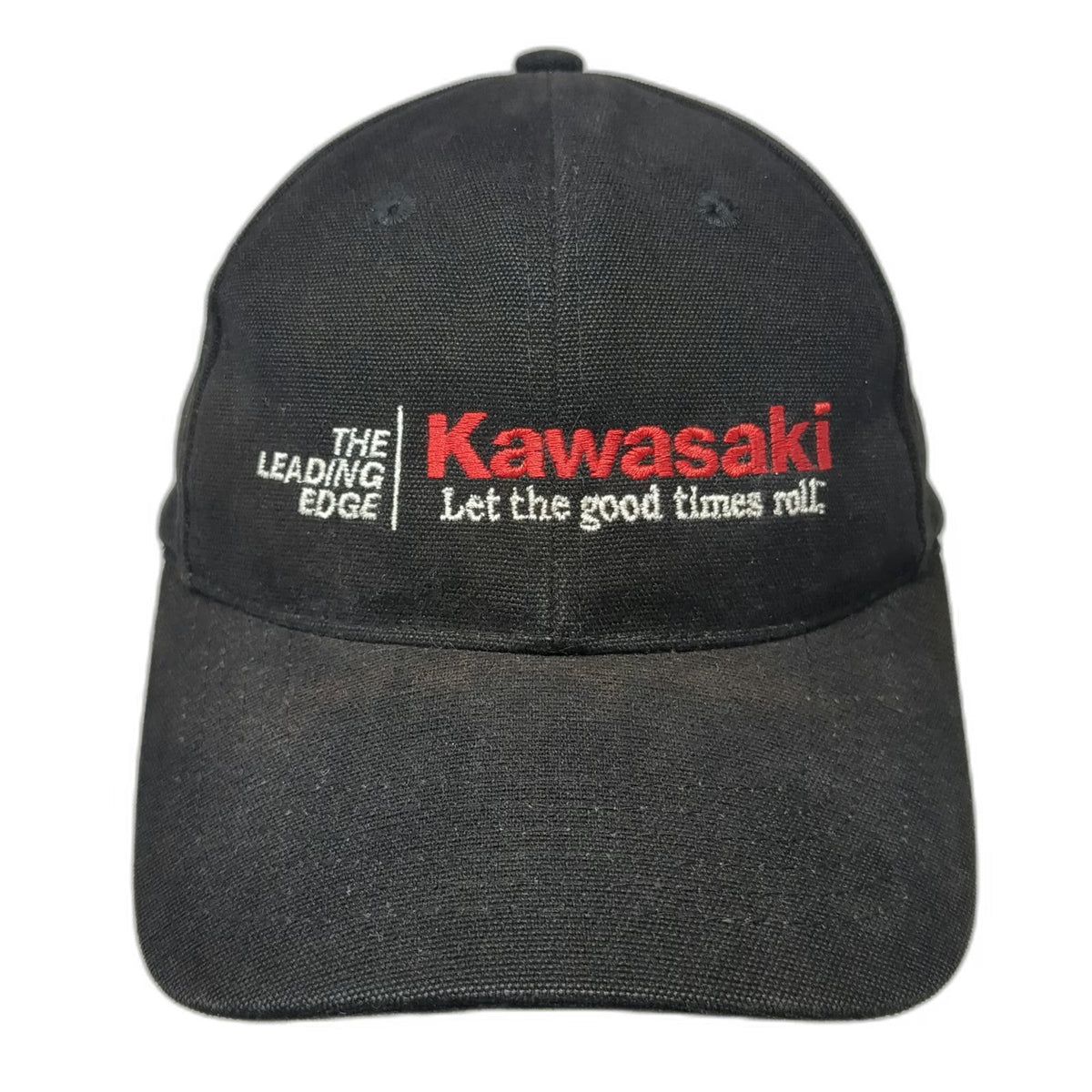 Pacific Headwear Baseball Cap Black One Size Kawasaki Slogan Embroidered Hat