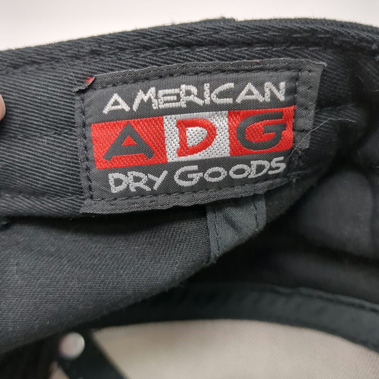 American Dry Goods Baseball Cap Black One Size Falcon Ridge Golf Course Hat