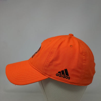 Adidas NHL Men's Slideback Hat Orange Philadelphia Flyers Logo Embroidered