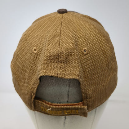 Cabela's Baseball Cap Brown One Size Waffle Knit Strapback Since 1961 Script Hat