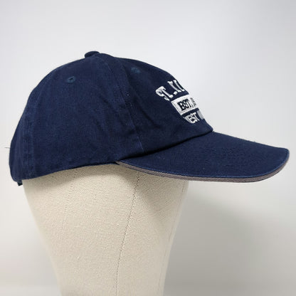 Paradise St. Kitts West Indies Est 1624 Blue Baseball Cap One Size Strapback Hat