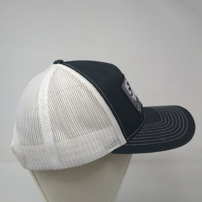 Idaho Equine Hospital Snapback Trucker Hat Black One Size Mesh Back