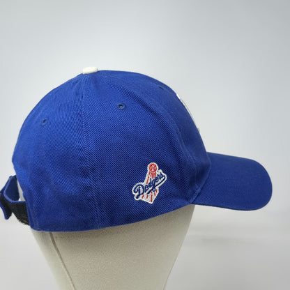 MLB Los Angeles Dodgers T.E.I. Baseball Cap Blue OSFM Strapback Gray Brim Hat