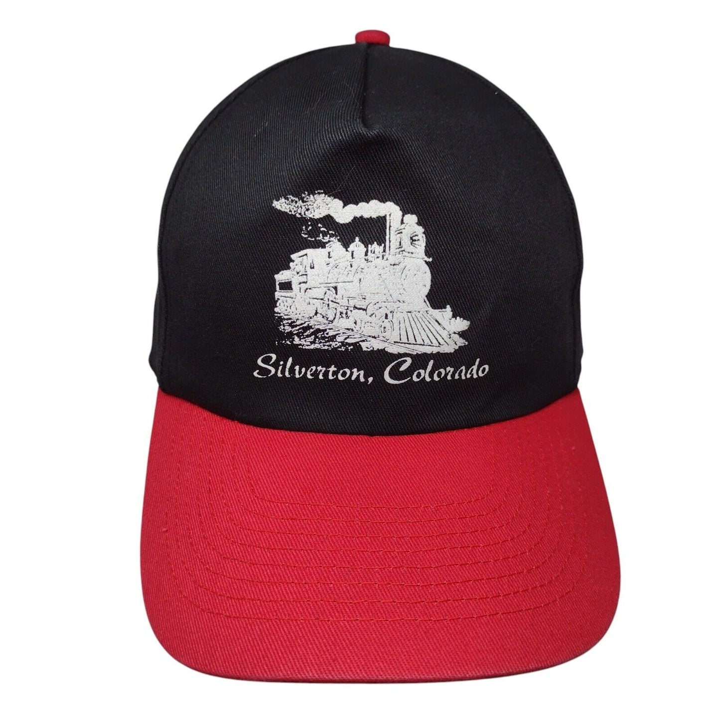 Silverton Colorado Train Snapback Hat Multi OSFA Adjustable Colorblock