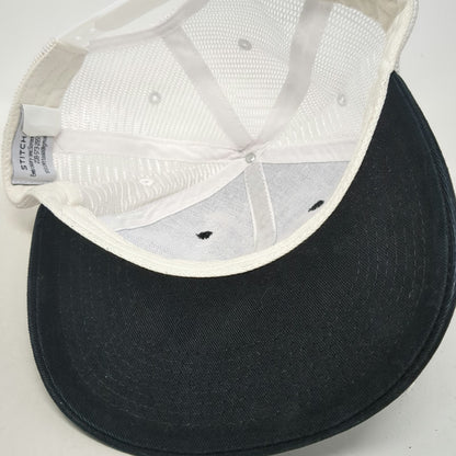 Trucker Hat Black White One Size Idaho Asphalt Supply Inc Snapback Paving Mesh