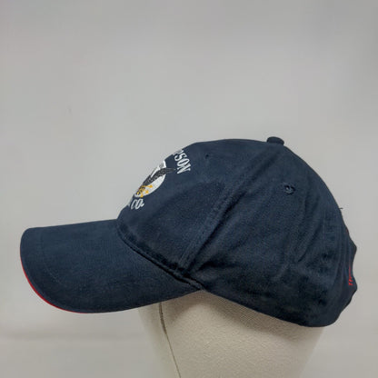 Thompson Cigar Co. Strapback Hat Blue OSFA Embroidered Adjustable