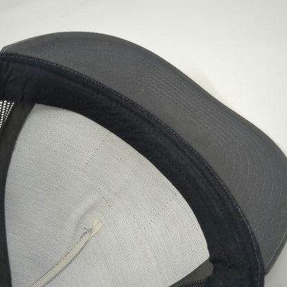 Yupoong Trucker Hat Gray One Size Snapback Mesh Back Moab Utah Arch Patch