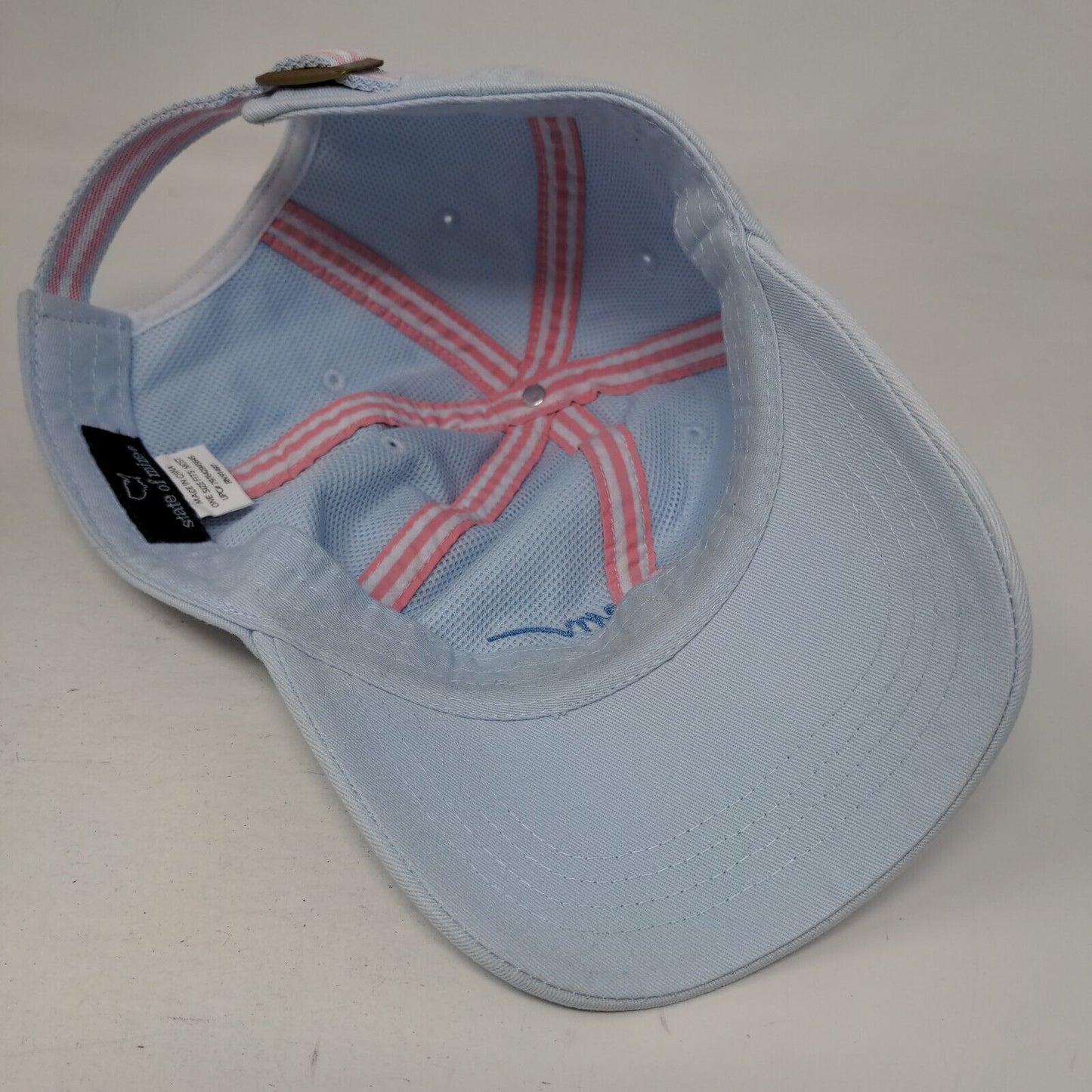 Dog Mom Slideback Hat Blue OSFM Embroidered Adjustable State Of Mine
