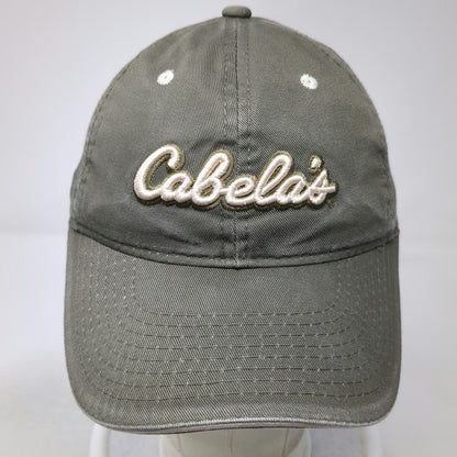 Cabelas Baseball Cap Green One Size Slideback Worlds Foremost Outfitter Hat