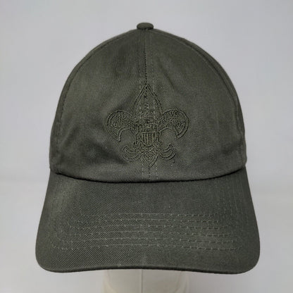 Boy Scouts of America Mens Strapback Hat Green Size S/M Embroidered Logo