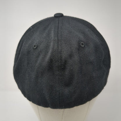 REDCON1 Fitted Hat Black One Size Stretch Flexfit Embroidered Yupoong