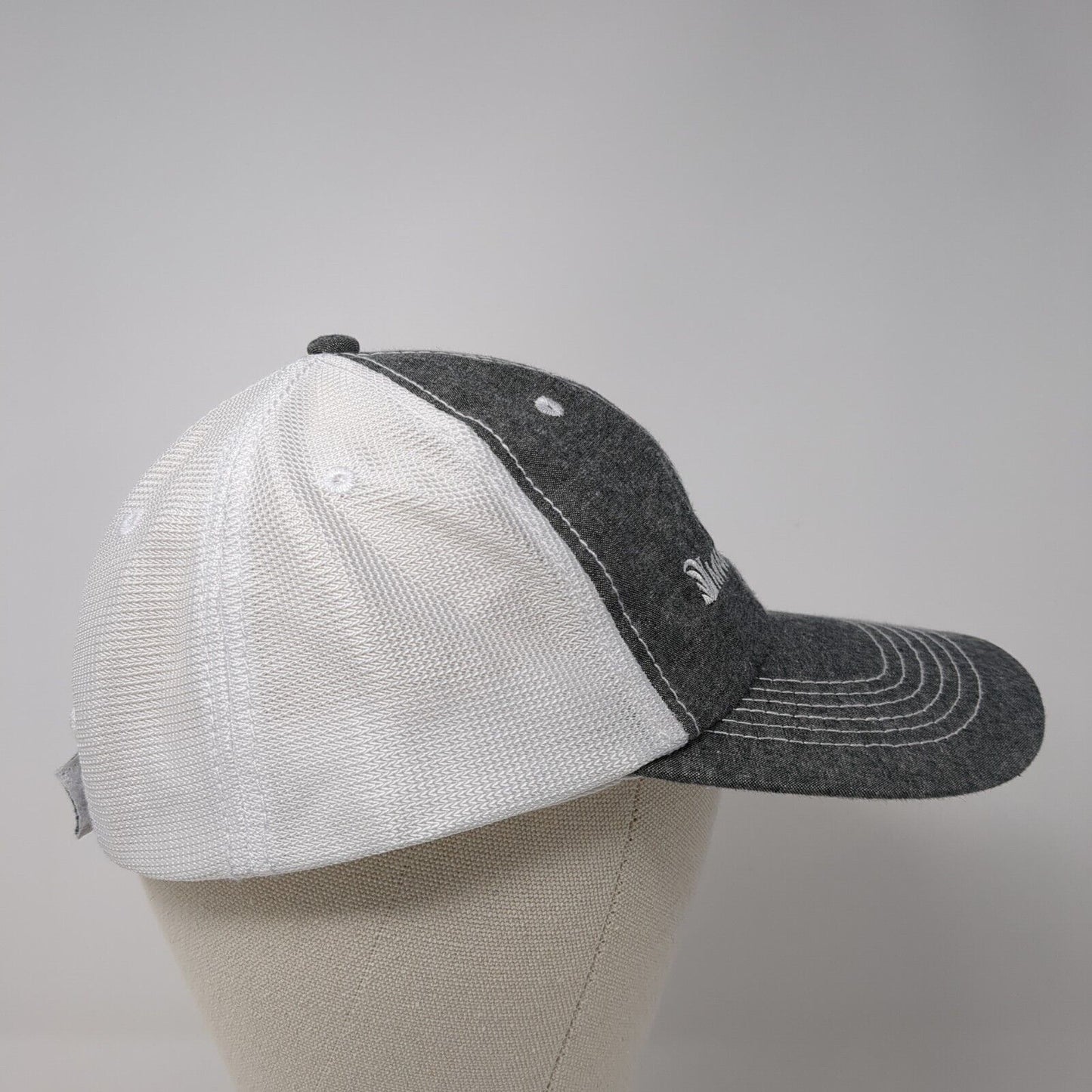 MWI Animal Health Strapback Trucker Hat Gray One Size Mesh Back 6 Panel