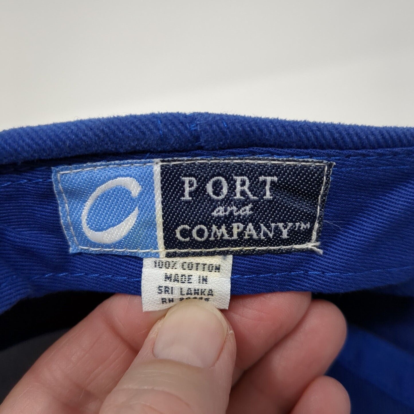 Hot Shoe Hot Rods Slideback Hat Blue OS Adjustable Embroidered Port and Company