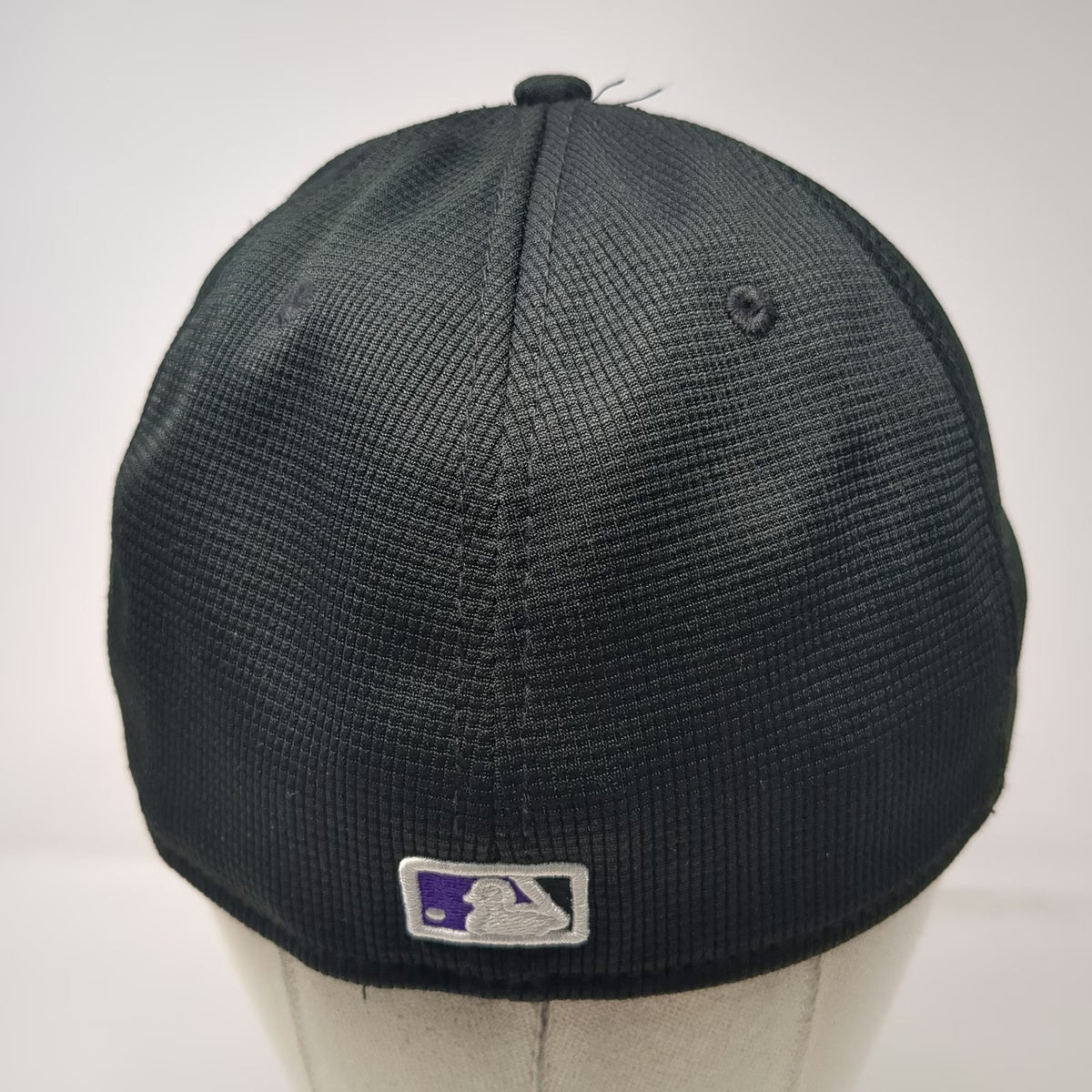 Colorado Rockies MLB New Era Baseball Cap Black L Stretch Fit Shield Logo Hat