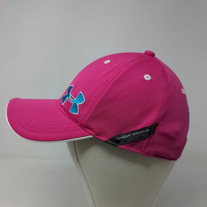 Under Armour Womens Slideback Hat Pink Size OSFM Embroidered Logo 100% Polyester