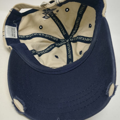 Baseball Cap Beige Blue One Size GP 09 MotoGP Centennial IMS Motor Speedway Hat