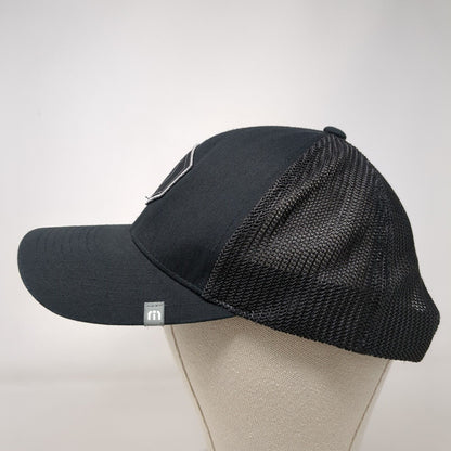 Windfall Classic Snapback Trucker Hat Black OSFA Mesh Back Flexfit
