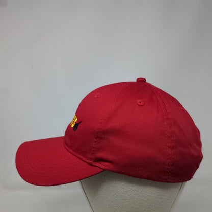 Skillets Slideback Hat Red One Size Solid Embroidered Port Authority
