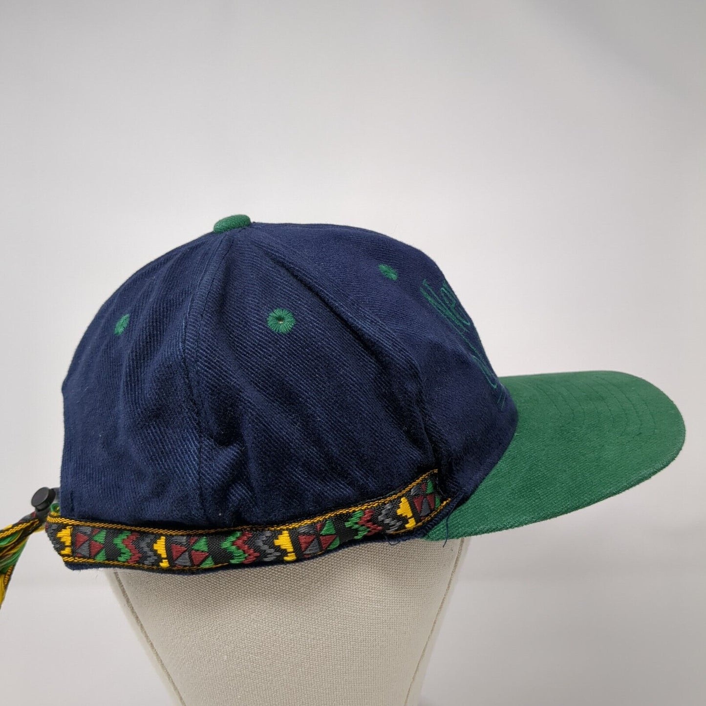 New Orleans Toggle Back Hat Multicolor OSFA Adjustable Embroidered