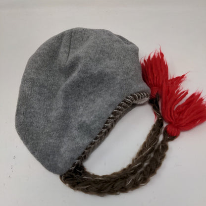 Sock Monkey Boy's Knit Beanie Hat Cap Multicolor 100% Acrylic Fleece Lined