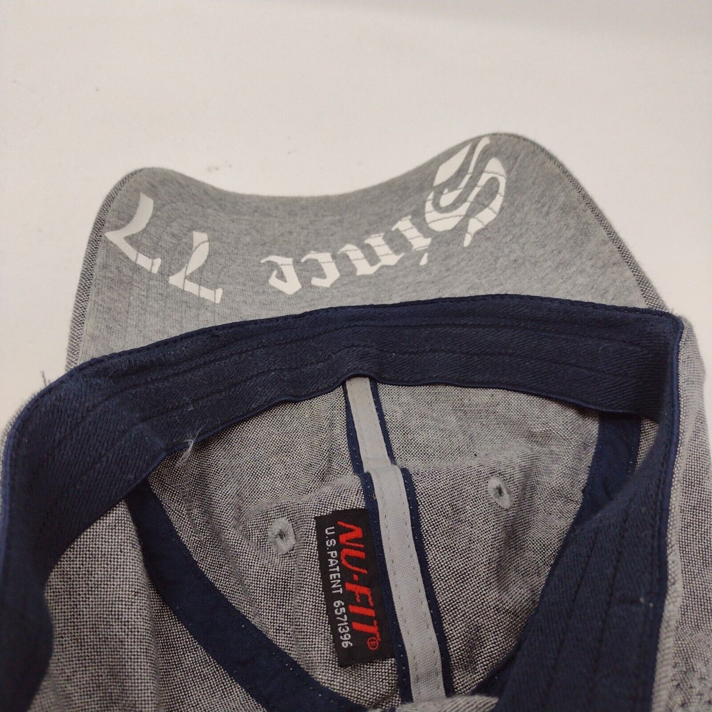 American Eagle Outfitters Since 77 Fitted Hat Gray One Size Nu-Fit