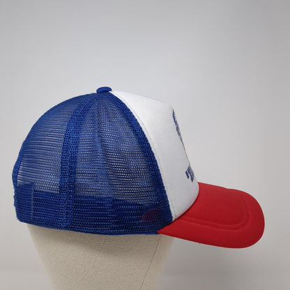 'Merica Eagle Snapback Trucker Hat Multicolor OS Adjustable Mesh Back Patriotic