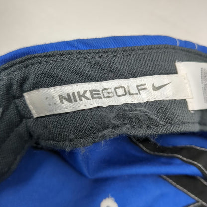 Nike Baseball Cap Blue One Size Embroidered Swoosh Contrast Stitch Golf Hat