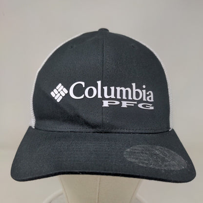 Columbia PFG Men's Fitted Hat Black Mississippi State Embroidered Logo