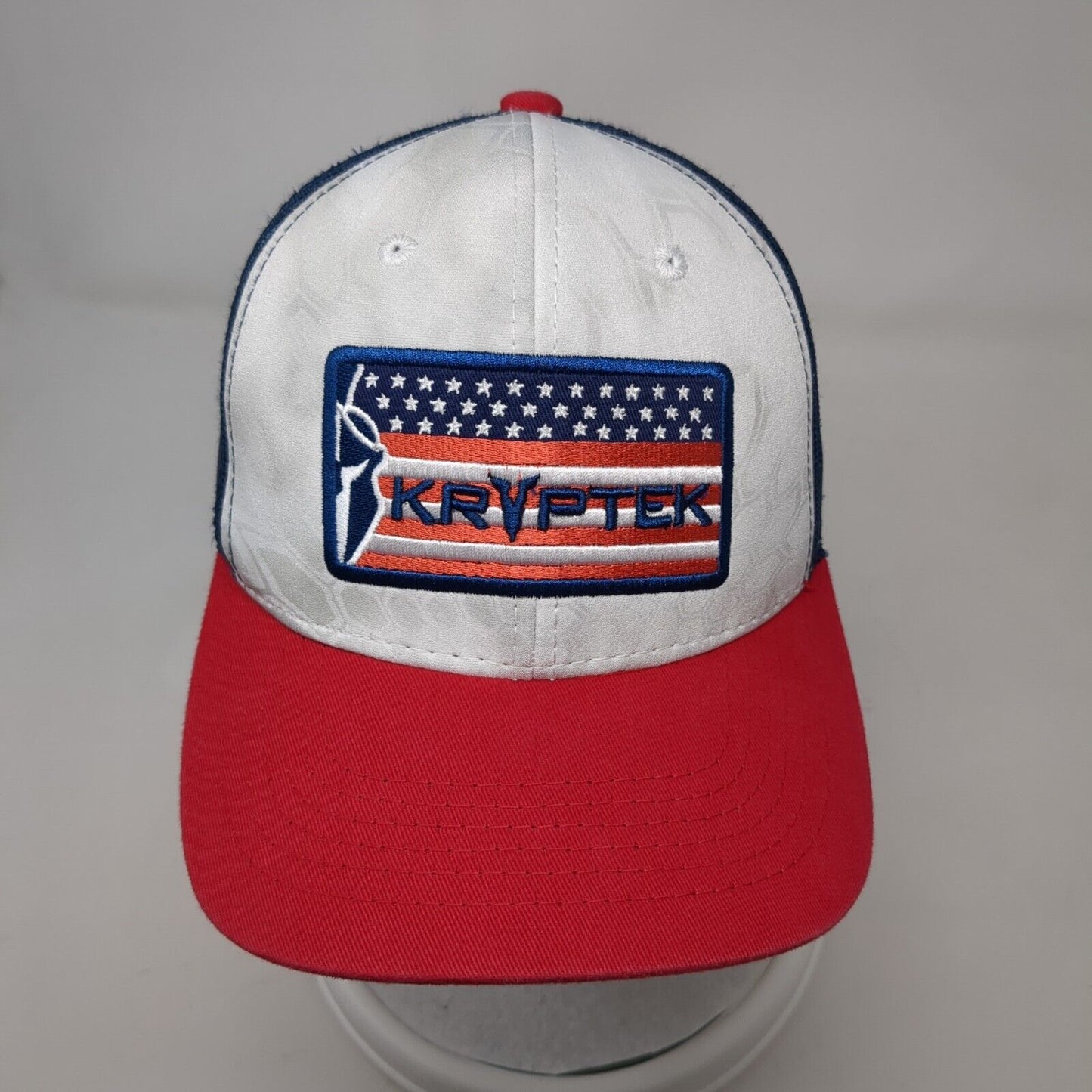 Kryptek American Flag Snapback Trucker Hat Multicolor OS Mesh Back Outdoor Cap
