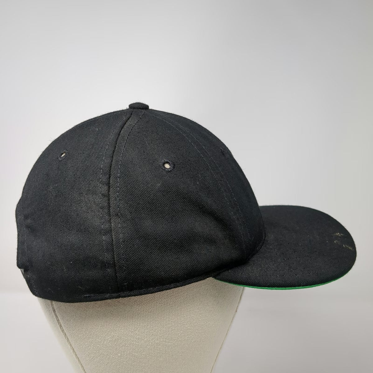 Lenny Snapback Black One Size MIT Sloan Embroidered Hat Green Underbrim USA