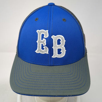 Pacific Headwear Baseball Cap Blue Gray 7 3/8 EB Cal Ripken Mesh Stretch Hat