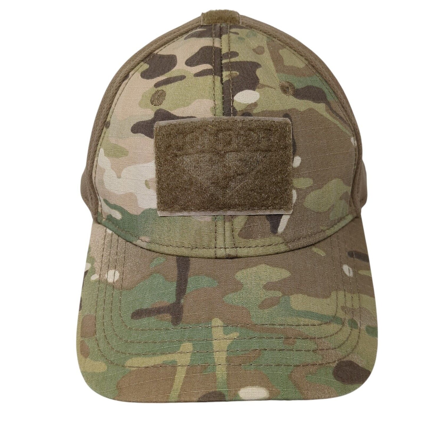 Condor Fitted Hat Camouflage L/XL Area Vented Holes 6 Panel Patch Logo