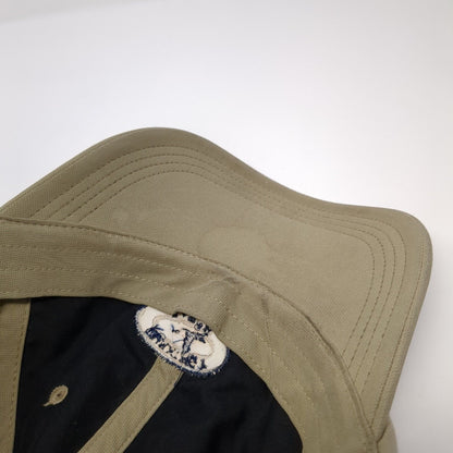 Running Y Ranch Strapback Hat Tan One Size Adjustable Embroidered