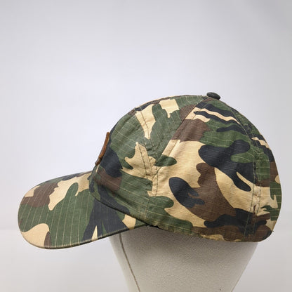 Brxtn Mfg Co Patch Slideback Hat Camouflage One Size Leather Strap