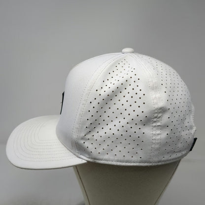 Lumio Trucker Hat White One Size Perforated Snapback Home Experience Elevated