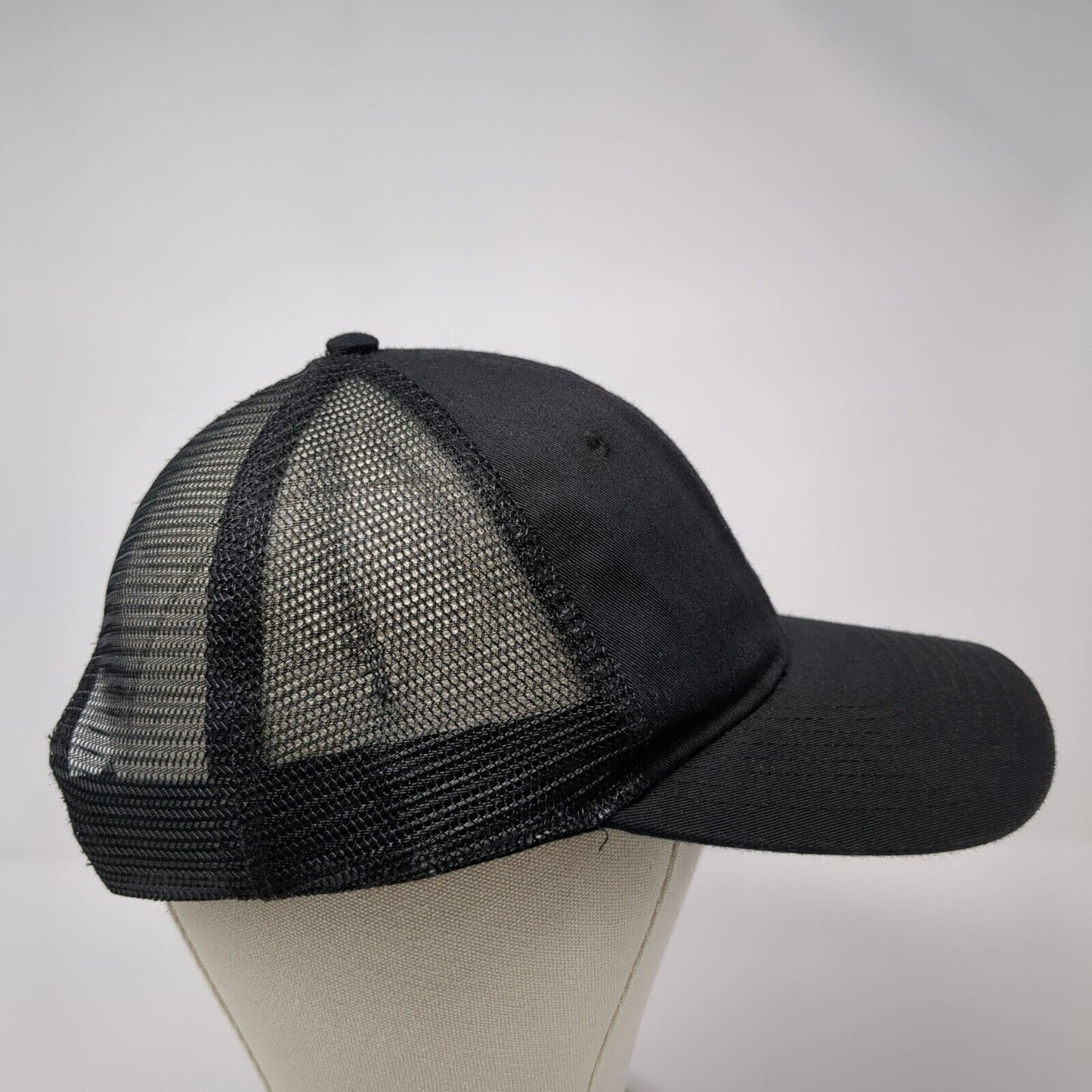 MAC Tools Snapback Trucker Hat Black OSFA Mesh Back Adjustable Solid