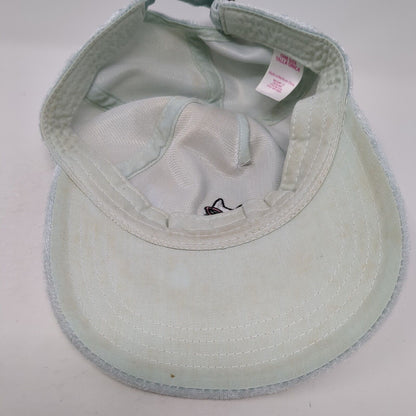 Cat Eyeglasses Slideback Hat Mint Blue One Size Adjustable Velvet
